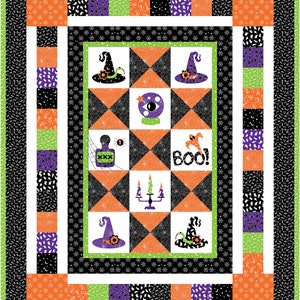 PDF - Piper&#39;s Ghostly Hangout Halloween Quilt Pattern