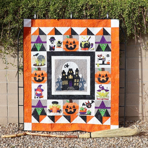 Ms. Winifred's Closet Halloween Quilt Etsy