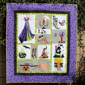 PDF Creepy Carol's Cottage Halloween Quilt