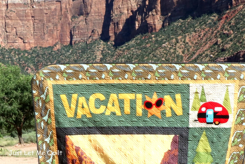 Zion National Park Quilt PDF Downloadable Pattern requires Etsy