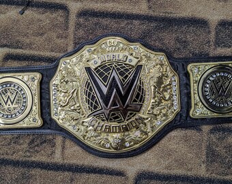 NEW 2023 World Heavyweight Championship Replica Brass Belt – Adult Size