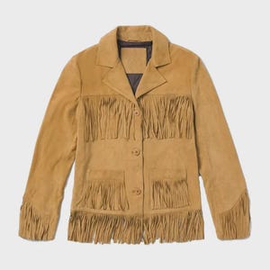 Fringe suede jacket