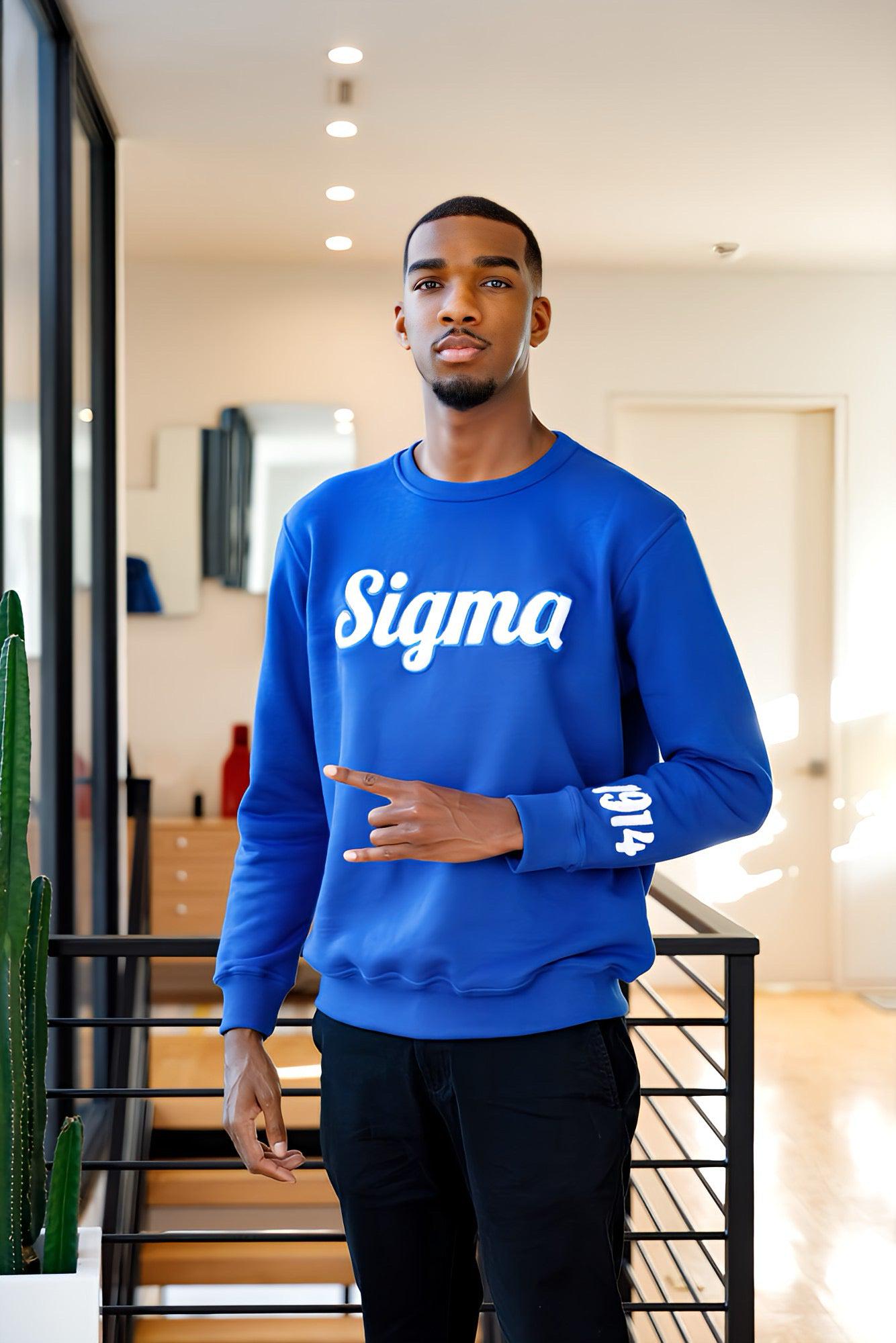 Phi Beta Simga 1914 Embroidered Sleeve Chenille Sweatshirt - Etsy