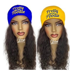 Pretty Poodle Since 1922 Embroidered Beanie