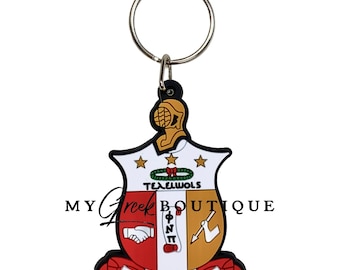 Kappa Alpha Psi Coat of Arms Keychain