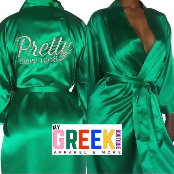 4x satin robe