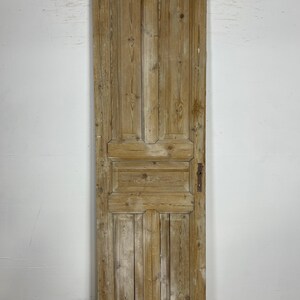 Antique French Panel Door   (95.5 x 28.5)  Single wood O227