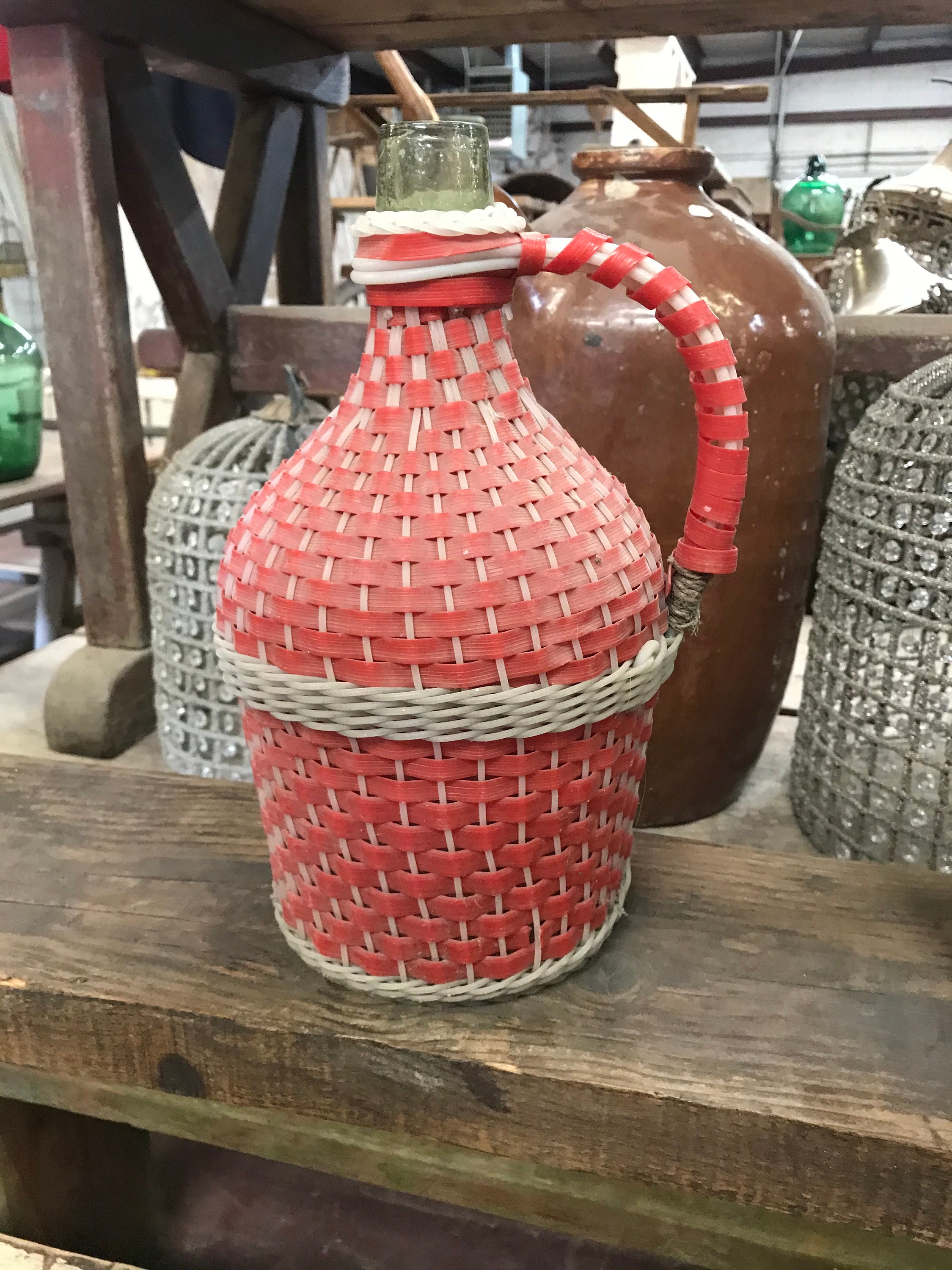 Vintage wine jugs Etsy