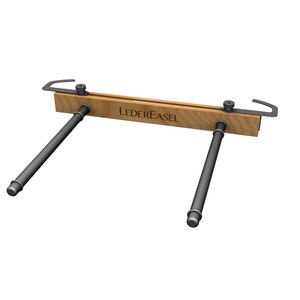 LederEasel Palette Holder Only -Unique metal and wood palette holder that fits snuggly on your tripod.