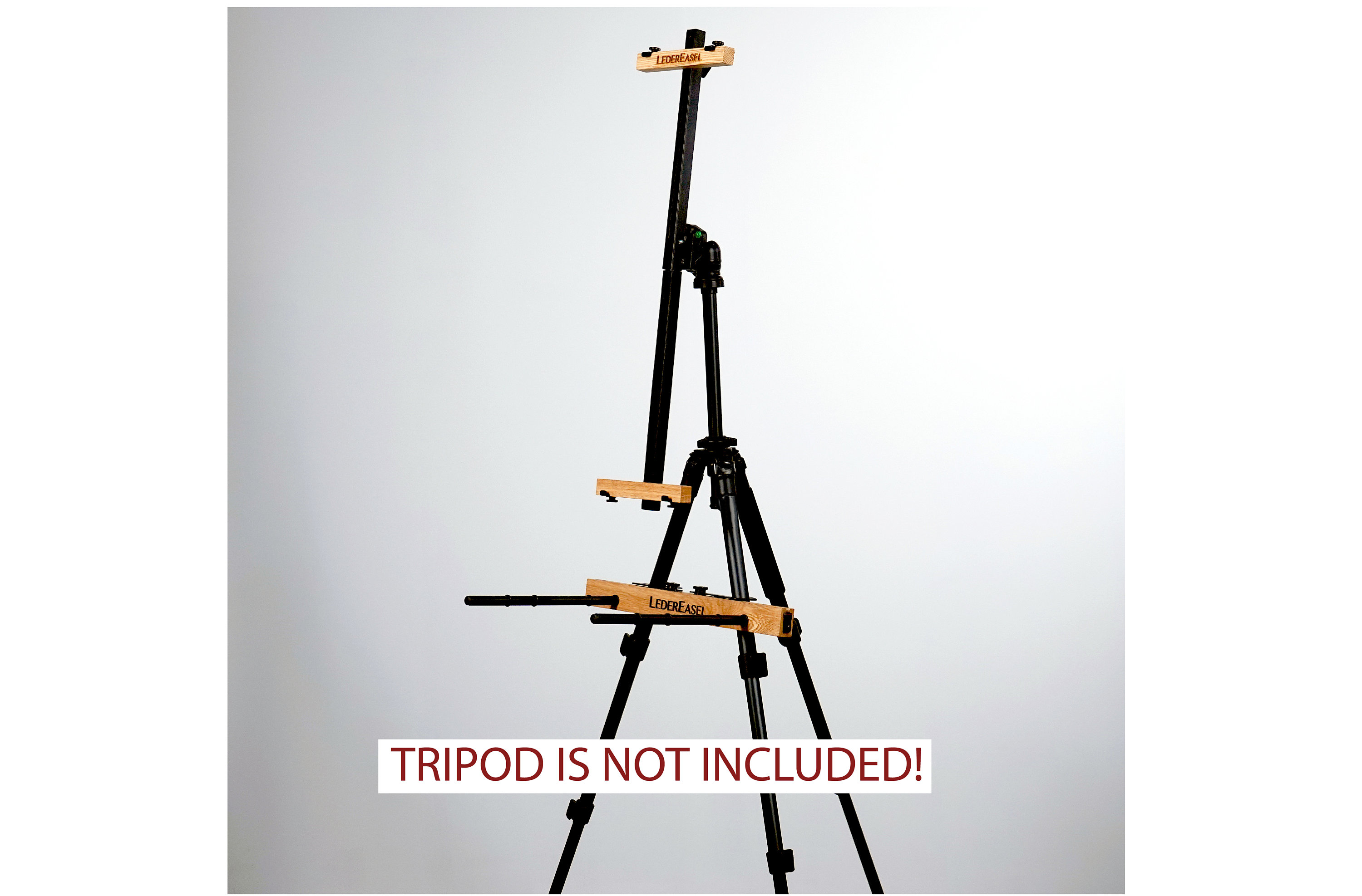 3 Canvas With Mini Wood Pallets Display Easel Artist Tripod