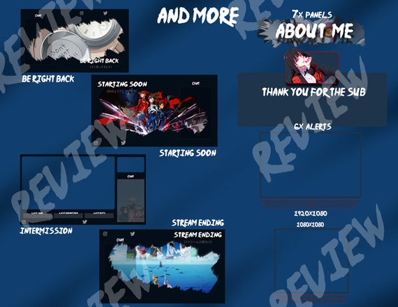 Anime Stream Package / Twitch Youtube / Paquete De Streamer - Etsy Canada Anime Stream Package / Twitch Youtube / Paquete De Streamer - Etsy Canada