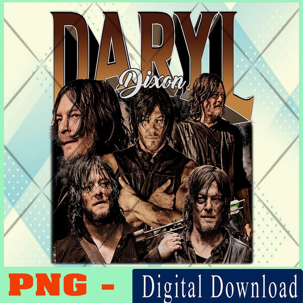 Daryl Dixon PNG Digital Download,Tshirt Desing Png