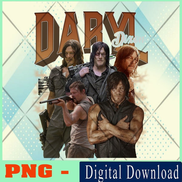 Daryl Dixon PNG Digital Download, Desing Png