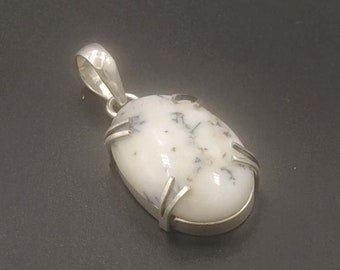 40X27X6 mm Loose Gemstone B-132 Dendrite Opal Pendant Dendrite Opal Macrame Pendant Gemstone Pendant Oval Shape 51.00 Ct
