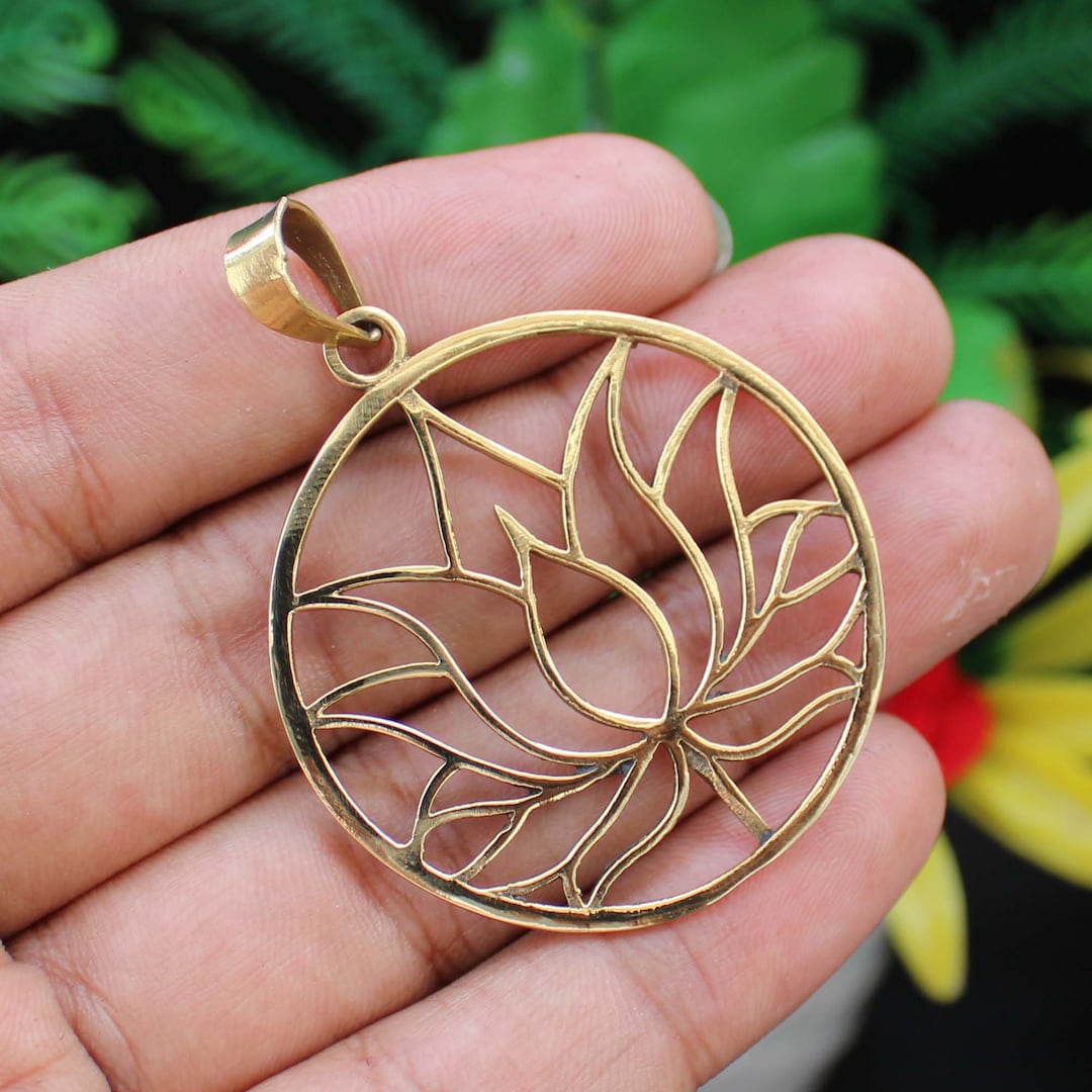 Lotus Flower Pendant, Lotus Jewelry, Lotus Flower Gift, Elegant Lotus