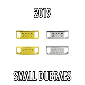 2019 Gold Small Metal Lace Tags PREMIUM Replacement Silver Lace Dubraes