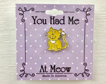 Cat Enamel Pin - Cat Pin Personalized Gift