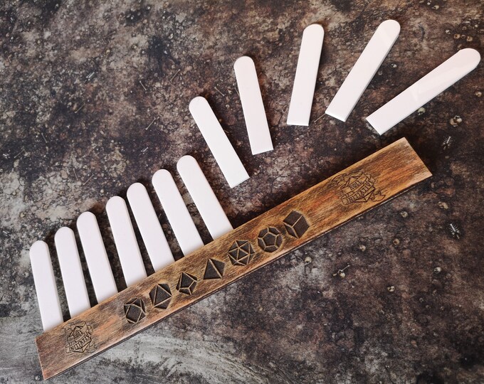 Laser Engraved Whiteboard Initiative Tracker for Dungeons and Etsy