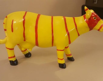 Cow Parade 2002 Cow Moo Flage #7254. Retired - Etsy