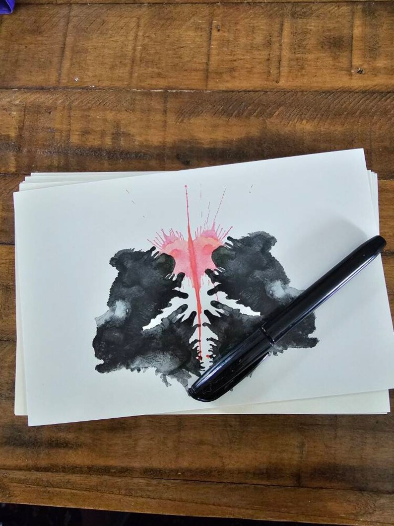 Holtzman Inkblot Technique Original 1958 Card Set Form A 45 Etsy