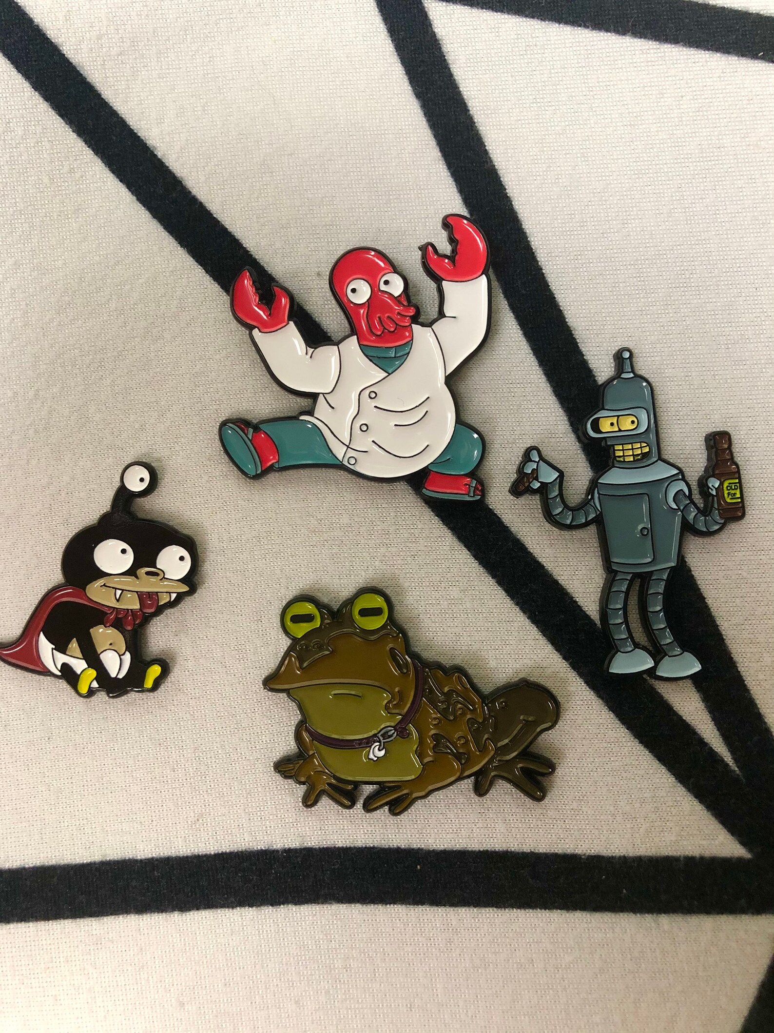 Futurama Pin Set Etsy