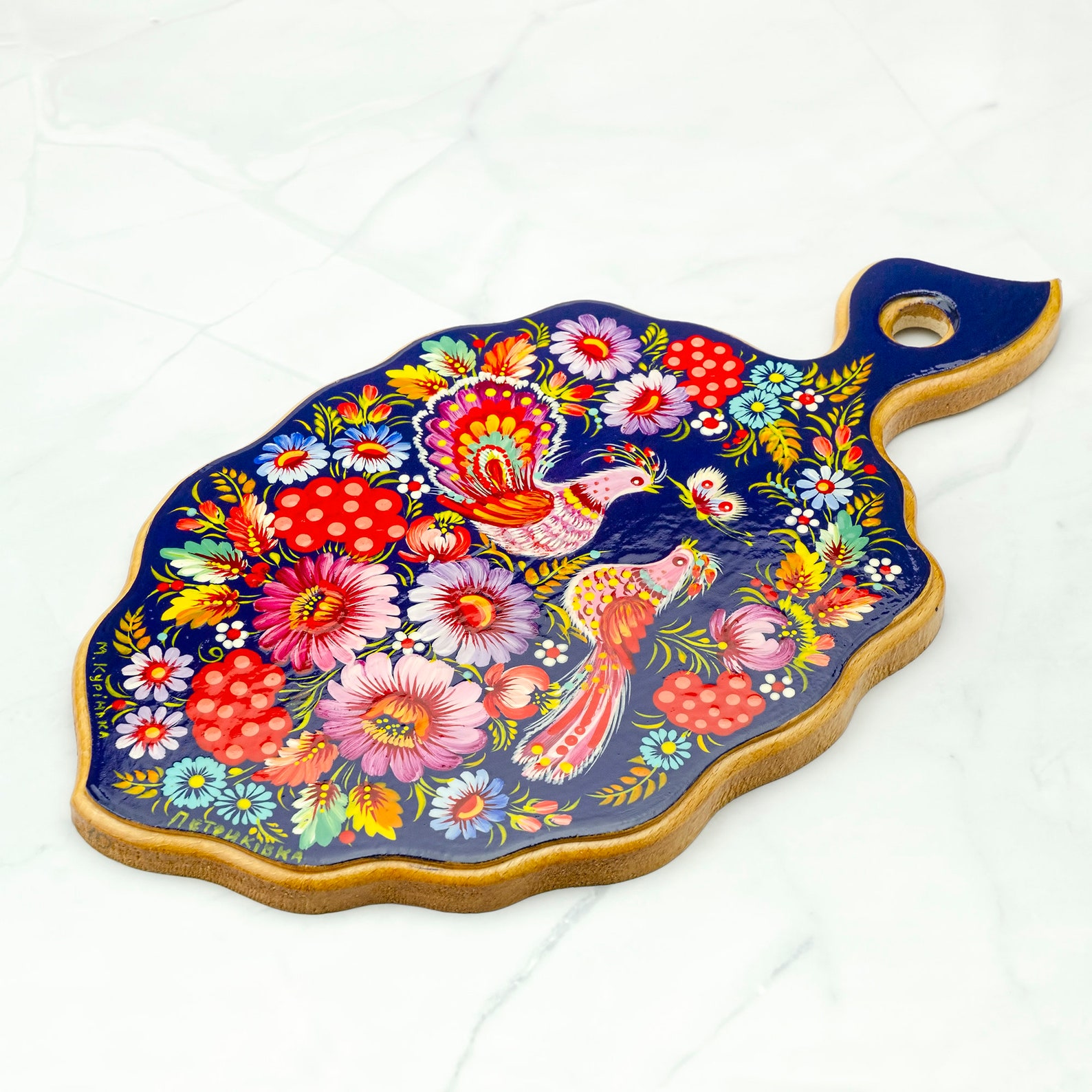 Holz-Küchenbrett Echtes Kunstwerk Dekorative Küchenplatte | Etsy