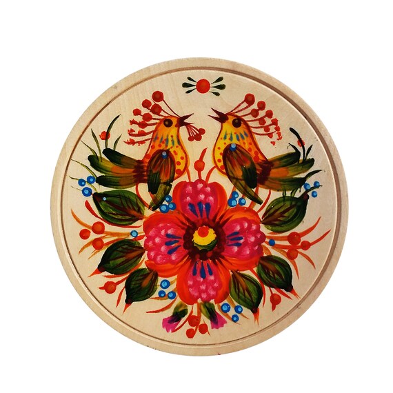 Wall Small Decorative Plate Souvenir Decorative Platepainted Etsy