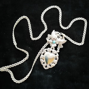 Ukrainian traditional necklace - dukach|Ukrainian jewelry choker-dukach|Unique Dukach Choker with Symbolic Dove Medallion|Romantic Medallion