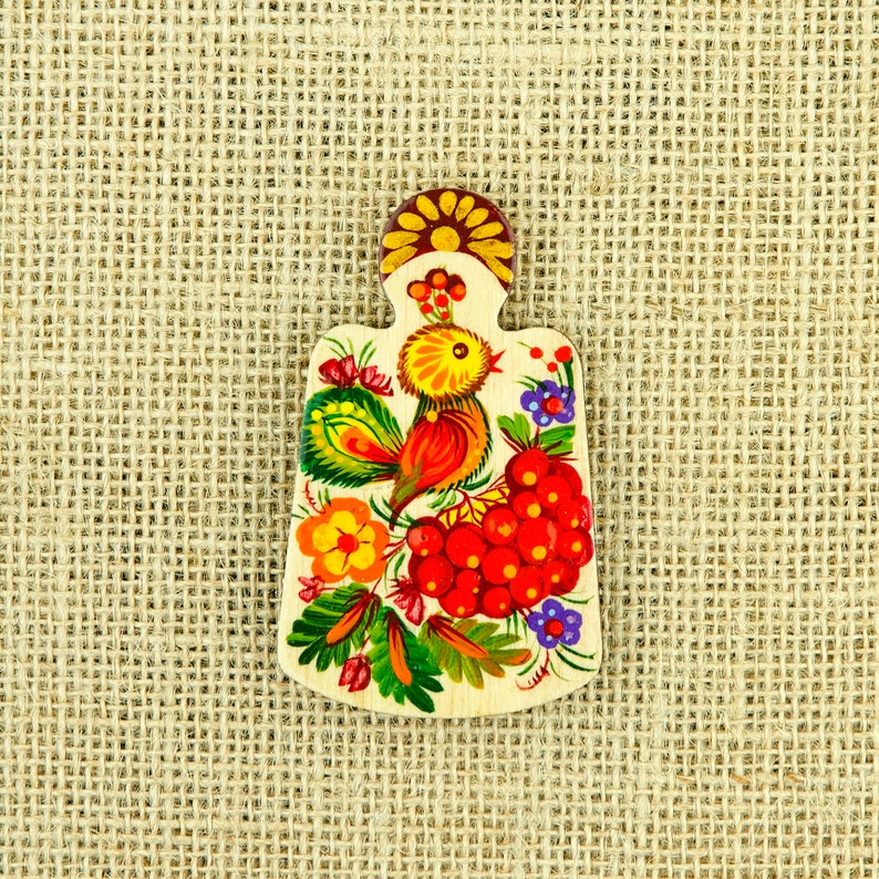 Multicolor - Patua Handpainted Wooden Fridge Magnet 99