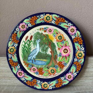 Decorative wooden plate with Ukrainian motif|The Ukrainian village in painting| Rural Ukrainian landscape on a plate| Ukrainian original art