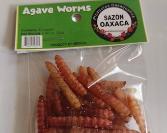 30 Gusanos De Maguey /30 Agave Worms from Oaxaca Mexico