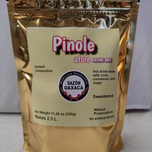 Atole De Pinole En Polvo Powdered Pinole Atole Drink Mix from Oaxaca Mexico