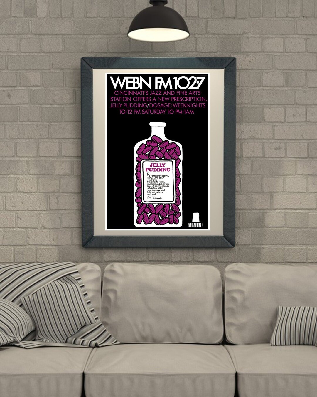 Classic Jelly Pudding Show Poster/art Print Etsy