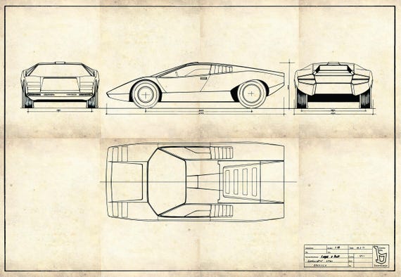 Classic Lamborghini Countach 