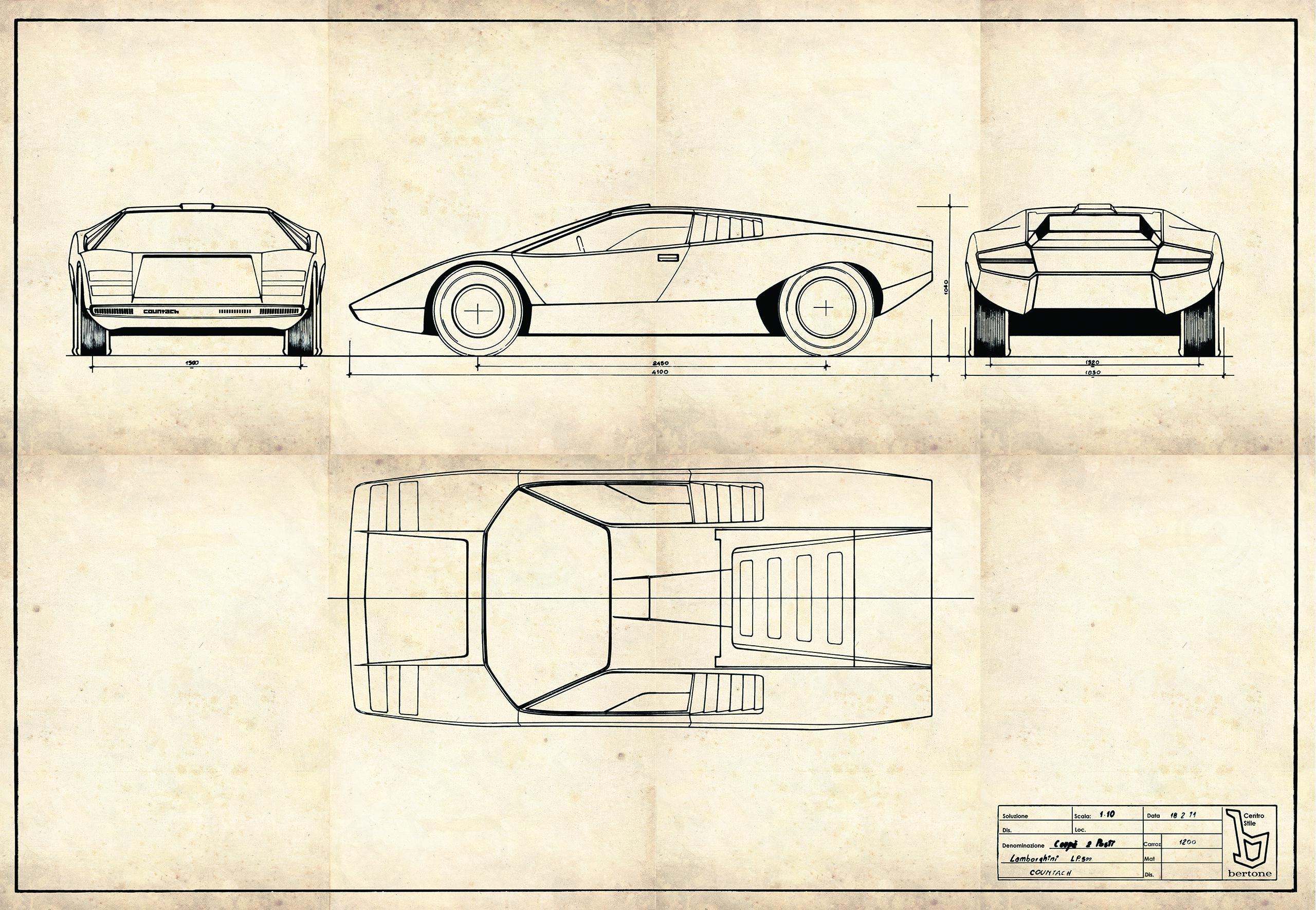 Classic Lamborghini Countach 