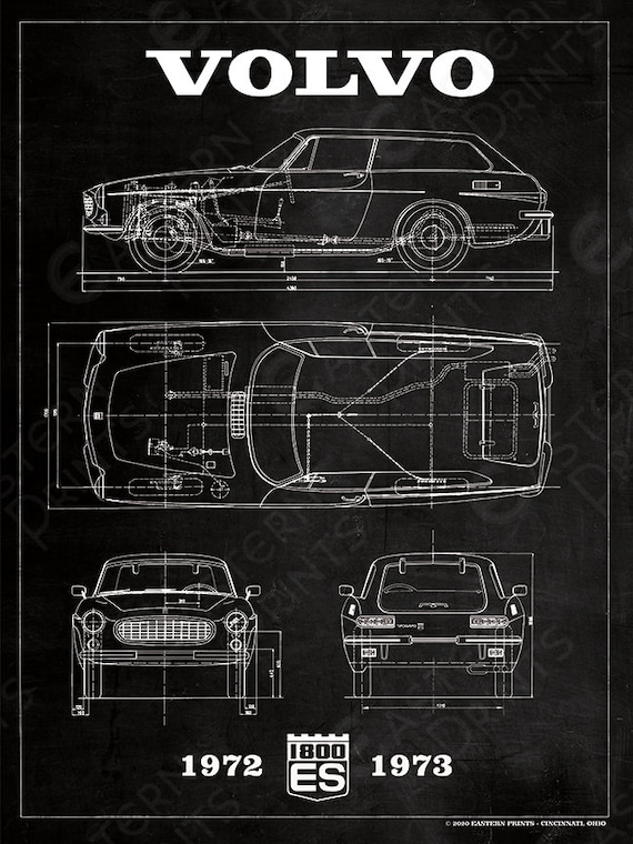 VOLVO ボルボ P1800 & 1800ES 限定アート VOLVO ボルボ P1800 & 1800ES 限定アート