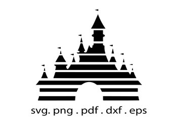 Download Disney castle svg | Etsy