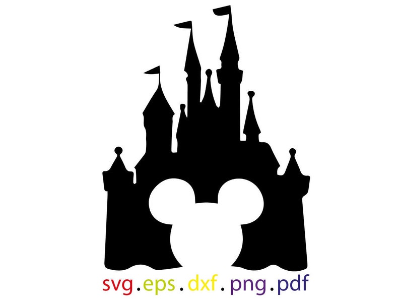 Download Disney Castle svg Disney Castle with Mickey head Disney | Etsy