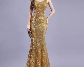 jcpenney gold sequin dress