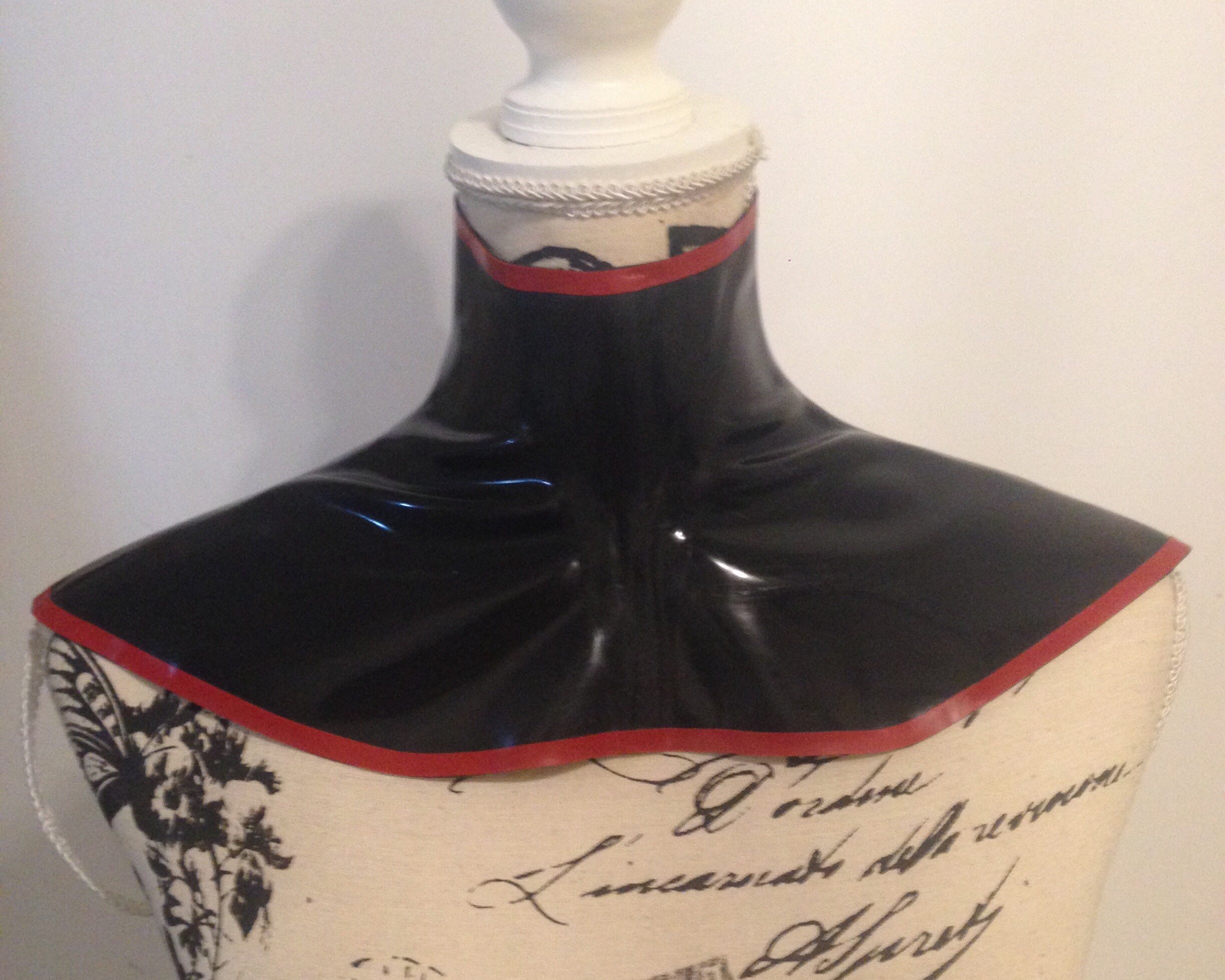 LATEX NECK CORSET | Etsy