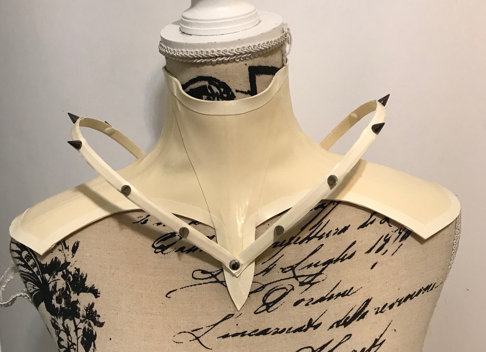 Latex Neck Corset - Etsy