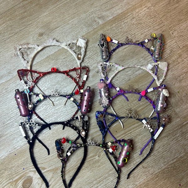 Rave Accessories Substance Wire Wrap Cat Ears Festival Clothing Rave Outfit Trippy