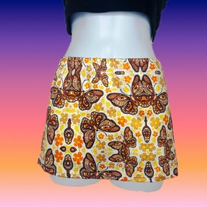 Micro Mini Skirt Rave Outfit Trippy Festival Fashion Choose Your Pattern Griz Rezz Clozee EDM