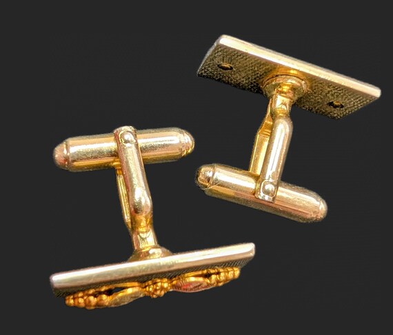 Black Hills Gold Cufflinks Rectangular - image 2