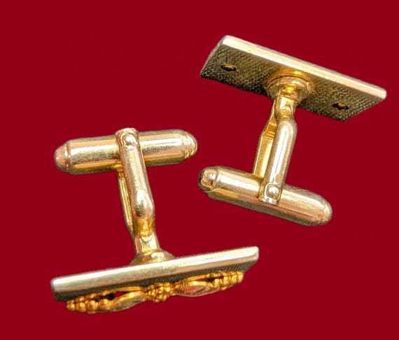 Black Hills Gold Cufflinks Rectangular - image 4