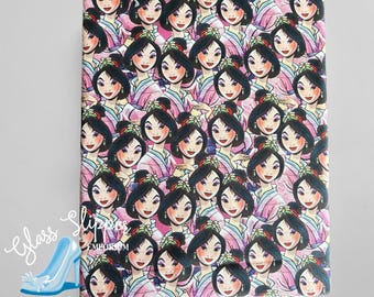 Disney Mulan Cotton Fabric, Sewing, 1 Yard
