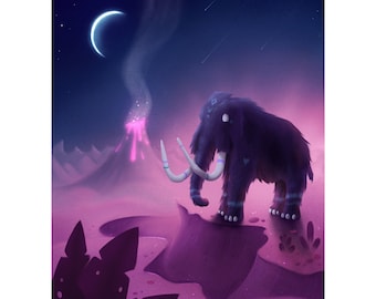 Mammoth Art Print