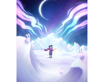 December Painting Art Print