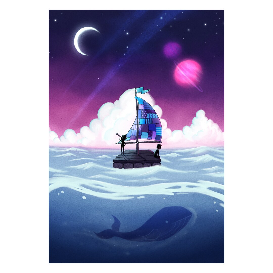 Between Two Worlds Art Print - Etsy