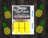 Strong pineapple wax melts, fruity wax melts, strong pineapple wax tart melts, summer wax melts